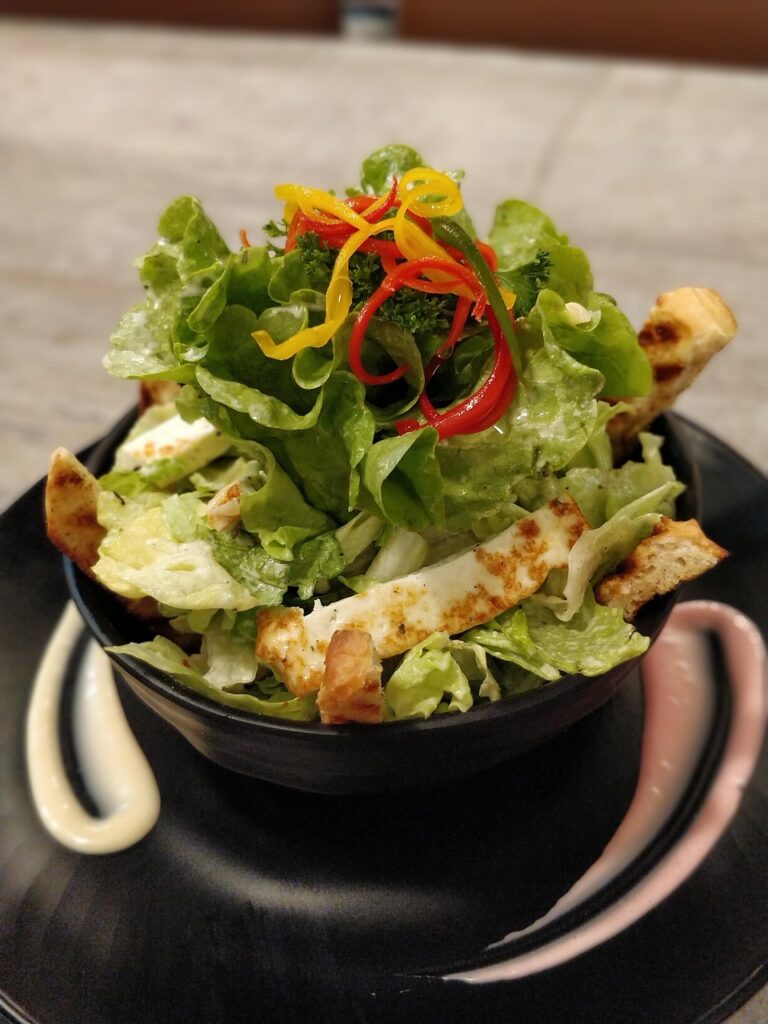 salad, lettuce salad, cottage cheese, baked bread, veg salad, fresh green salad, veg salad, veg salad, veg salad, veg salad, veg salad